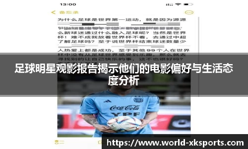 足球明星观影报告揭示他们的电影偏好与生活态度分析